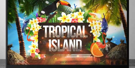 Reference a video prezentace upoutávka na obrovskou párty Tropical Island.