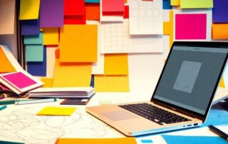 Šablona webu s prvky pro návrh.