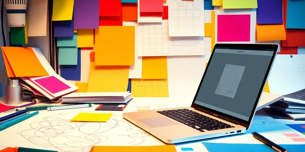 Šablona webu s prvky pro návrh.